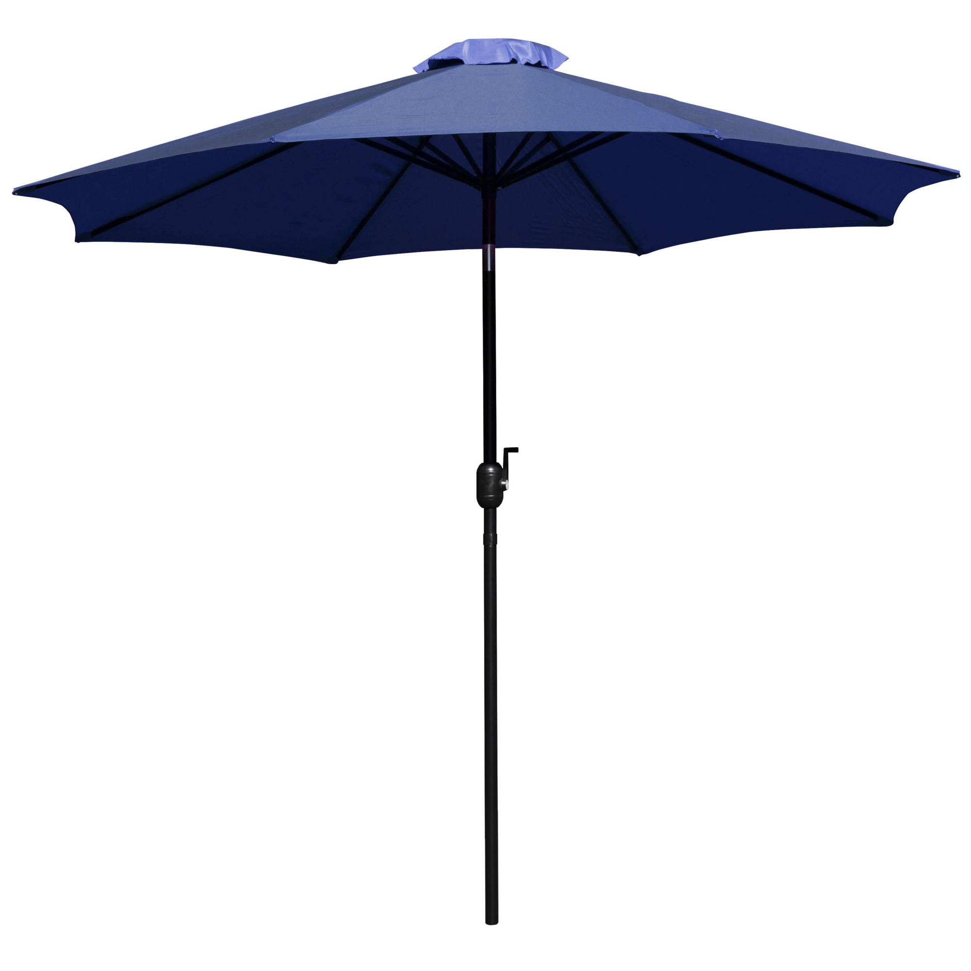 Flash Furniture, Navy 9ft. Round Umbrella - Crank and Tilt Function, Canopy Diameter 9 ft, Shape Octagon, Model# GM402003NVY